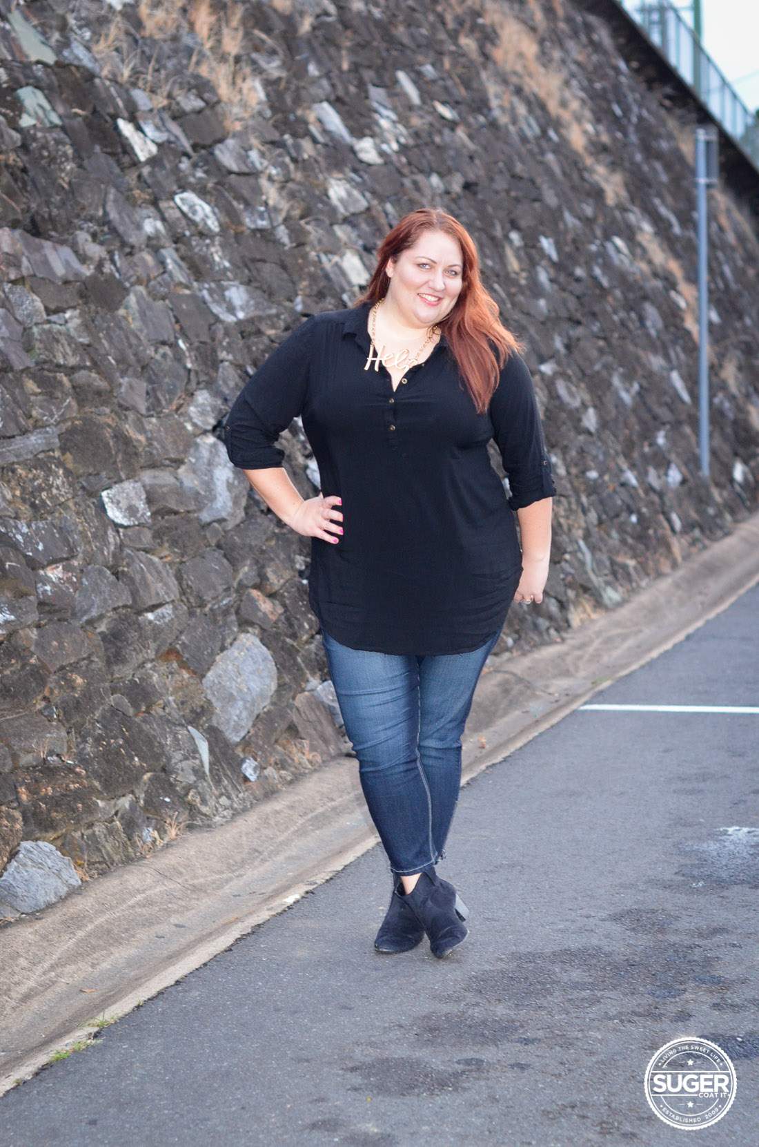 plus size outfits with ankle boots